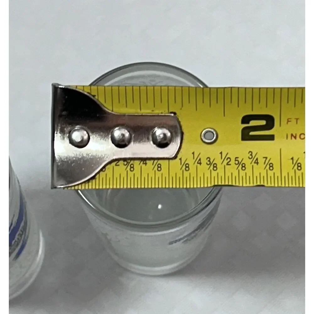 Set Of Two White‎ Birch Russian Vodka Shot Glasses